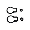 ODH066G Outside Door Handle Gaskets, Pair, 1952-1966 Chevy/GMC Truck - image 1