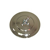 OMH69RC Mirror Head 1947-1969 Chevy/GMC Truck, Round/Ribbed, Polished Stainless, Each - image 1