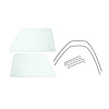 OPWK900-CL 1 Piece Window Kit 1955-1959 Chevy/GMC Truck, Clear, Pair - image 1