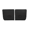 QDP059FRED Custom Sport Door Panels, Black/Red Stitching, Pair, 1955-1959 Chevy/GMC Truck - image 1