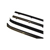 REP0087 Window Felt Set 1981-1987 Chevy/GMC C/K Series Truck, Blazer/Jimmy & Suburban, Front Door Windows, 4-Pieces, Black - image 1