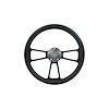 STRF8BB160-69 Steering Wheel 1960-1969 Chevy/GMC C/K Series Trucks, Blazer & Suburban, Custom, Black/Black, Bowtie - image 1