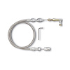 TCAU024STAINLESS Lokar Universal Throttle Cable Assembly-24-inch, 1947-1987 Chevy/GMC Truck