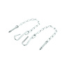 TGCH72Z Tailgate Chains 1954-1987 Chevy/GMC Stepside Trucks, Zinc, Stepside, Pair - image 1