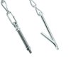 TGCH72Z Tailgate Chains 1954-1987 Chevy/GMC Stepside Trucks, Zinc, Stepside, Pair - image 2