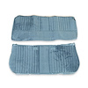 UP87C01MEDBLUE Seat Cover-Front Bench-Med Blue Vinyl/Blue Velour, 1981-1987 Chevy/GMC C/K Series Truck, Blazer/Jimmy & Suburban - image 1
