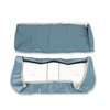 UP87C01MEDBLUE Seat Cover-Front Bench-Med Blue Vinyl/Blue Velour, 1981-1987 Chevy/GMC C/K Series Truck, Blazer/Jimmy & Suburban - image 4