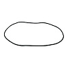 W063000DLX Windshield Seal, Deluxe for 1960-1963 Chevrolet GMC C/K Series Truck, Suburban - image 1