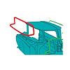W753000DELUXE Windshield Seal 1947-1953 Chevy/GMC Truck, Deluxe - image 1