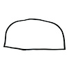 W770DLX Truck Windshield Seal, Deluxe, 1967-1970 Chevy/GMC C/K Series Truck, Blazer/Jimmy & Suburban - image 1