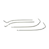 WTS6466 Windshield Trim Set 1964-1966 Chevy/GMC C/K Series Truck & Suburban, Stainless - image 1