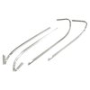 WTS6466 Windshield Trim Set 1964-1966 Chevy/GMC C/K Series Truck & Suburban, Stainless - image 2