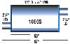 Turbo Muffler 3.25" x 7.75" Oval - image 1