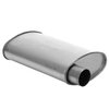 4 1/4 x 8 3/4 Oval 14 shell 18 overall offset inlet 2 1/2 offset outlet 2 1/2 high frequency sound m - image 2
