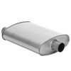 4 1/16 x 10 1/2 Oval 14 shell 18 overall offset inlet 2 1/4 center outlet 2 1/4 high frequency sound - image 2