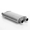 4 1/16 x 10 1/2 Oval 18 shell 24 overall dual inlet both 2 1/4 dual outlet both 2 1/4 high frequency - image 3