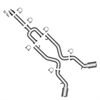 2008 FORD F-250 / F-350 (6.4L) POWERSTROKE DPF BACK W/TIP 4 in DUAL - image 1