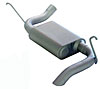 Cherry Bome Pro-Series Axle-Back Exhaust System 2007-13 Jeep Wrangler & Rubicon - image 1