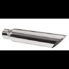 Exhaust Tip 15° Angle Cut Rolled Edge - image 1