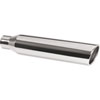 Exhaust Tip 15° Angle Cut Rolled Edge - image 1