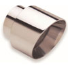 Exhaust Tip 15° Angle Cut Non-Rolled Edge - image 1