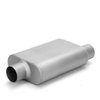 4 X 9 3/4 Oval 13 Body 19 Overall center inlet 3 offset outlet 3 100% welded construction wing plate design aggressive sound - image 3