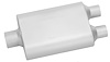 Pro Muffler 3" In / 2.5" Dual Out 4" x 9.75" Oval - image 1