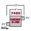 Extreme Muffler 2.5" Offset Inlet/Outlet - image 2