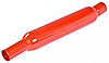 Glasspack Muffler 2.25" Inlet/2" Outlet: angled 9° - image 2