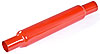 Glasspack Muffler 2.5" Inlet/2.25" Outlet: angled 9° - image 2