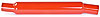 Glasspack Muffler 2.5" Inlet/2.25" Outlet: angled 9° - image 3