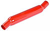 Glasspack Muffler 2.5" In./2.25" Outlet: angled 17° - image 2