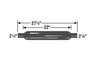 Glasspack Muffler 2.25" Straight Inlet/Outlet - image 2
