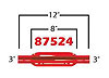 Glasspack Muffler 3" Straight Inlet/Outlet - image 4