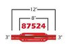 Glasspack Muffler 3" Straight Inlet/Outlet - image 4