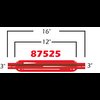 Glasspack Muffler 3" Straight Inlet/Outlet - image 2