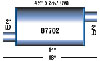 Turbo Muffler 4.25" x 8.75" Oval - image 1