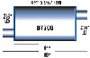Turbo Muffler 4.5" x 9.75" Oval - image 1