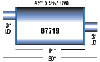 Turbo Muffler 4.5" x 9.75" Oval - image 1