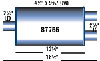 Turbo Muffler 4.5" x 9.75" Oval - image 1