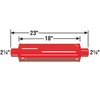87885CB Hot Rod Muffler [2.25 in. Inlet/Outlet, Red] - image 4