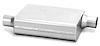 Offset Inlet & Outlet Muffler 2.500 in. Inlet/Outlet Diameter 4.250 in. x 10.250 in. Oval - image 1