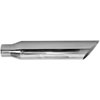 STAINLESS EXHAUST TIP CLAMP ON ANGLE CUT 45 deg ANGLE CUT - image 1