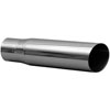 STAINLESS EXHAUST TIP CLAMP ON ANGLE CUT 45 deg ANGLE CUT - image 1