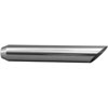 STAINLESS EXHAUST TIP WELD ON ANGLE CUT 45 deg ANGLE CUT - image 1