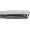 STAINLESS EXHAUST TIP CLAMP ON ANGLE CUT BLACK STAINLESS - image 1