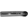 STAINLESS EXHAUST TIP CLAMP ON TURN DOWN BLACK STAINLESS - image 1