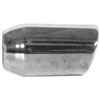 STAINLESS EXHAUST TIP WELD ON ANGLE CUT BLACK STAINLESS - image 1