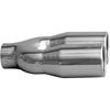 STAINLESS EXHAUST TIP CLAMP ON DUAL PENCIL - image 1