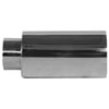 STAINLESS EXHAUST TIP CLAMP ON STRAIGHT CUT DOUBLE WALL - image 1